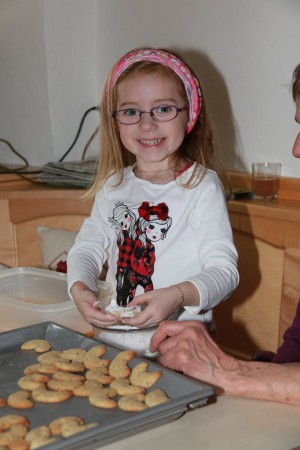 Kekse backen in der Advendzeit